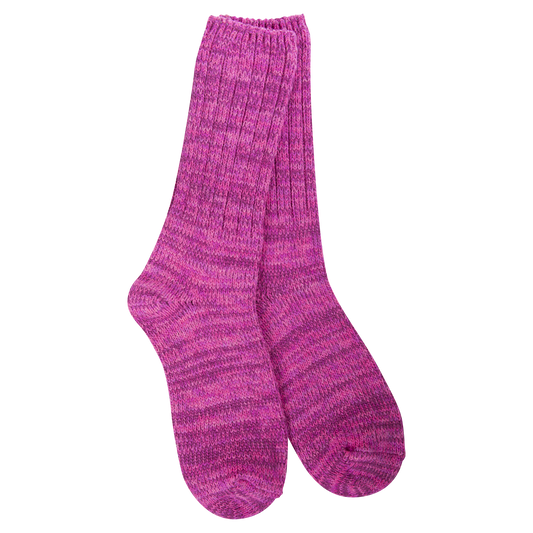 Ragg Crew Socks -Hot Pink