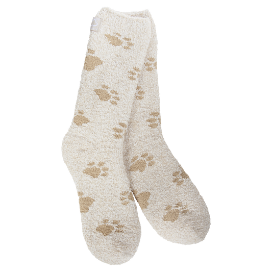 Spring Cozy Crew Socks - Paw
