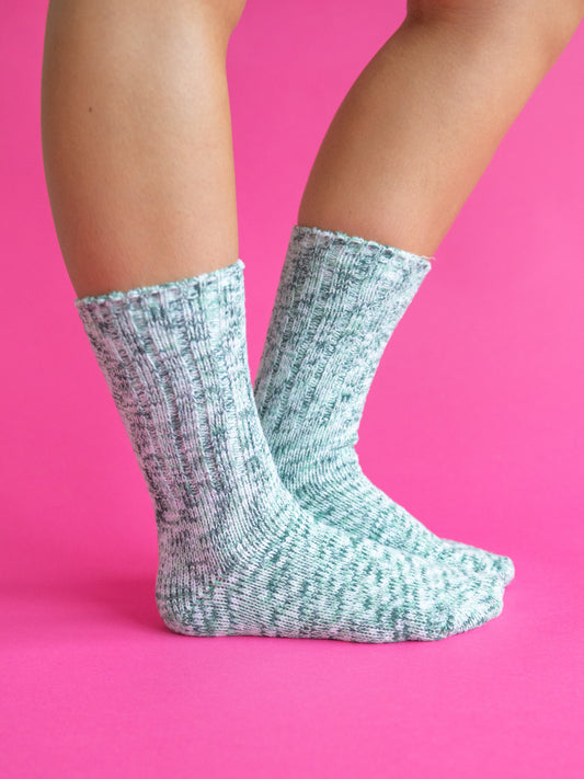 Ragg Crew Socks - Spruce