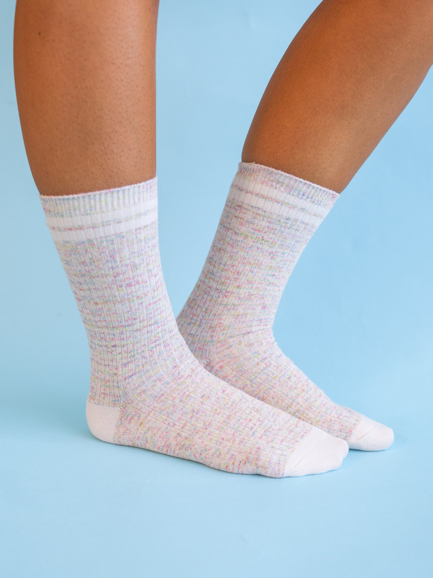 Lights Weight Rugby Crew Socks -Birthday Cake