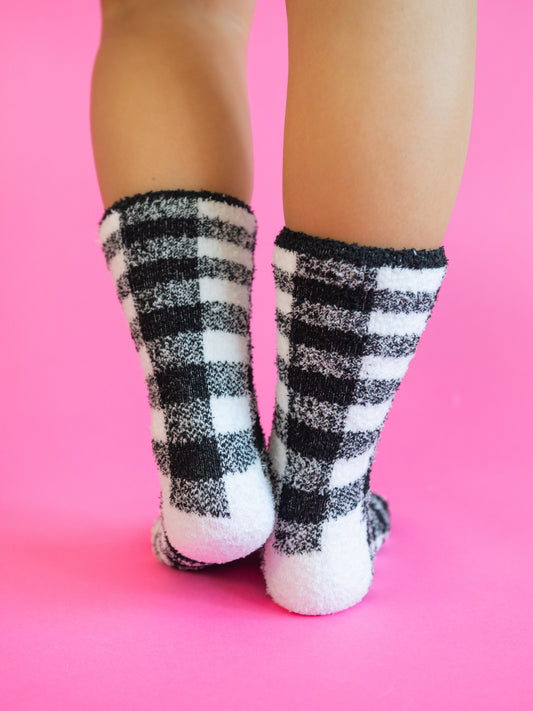 Knit Pickin Fireside Crew OS Black/White