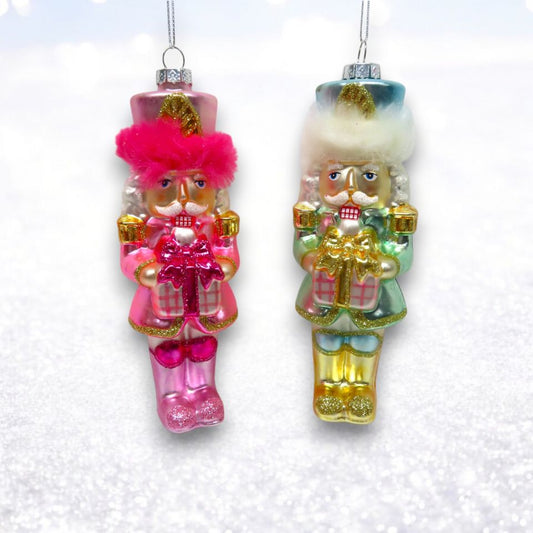 Nutcracker with Fur Hat Ornament