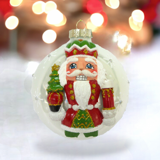 Painted Nutcracker Ornament