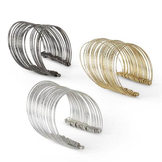Multi Strand Metal Band Bracelets