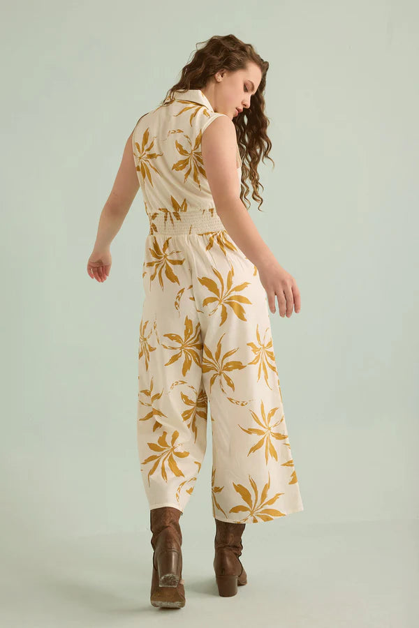 Melanie Jumper White and Gold