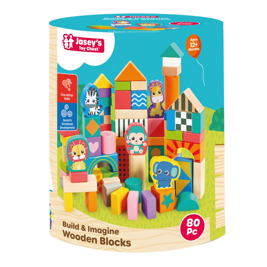 Build & Imagine Wooden Blocks