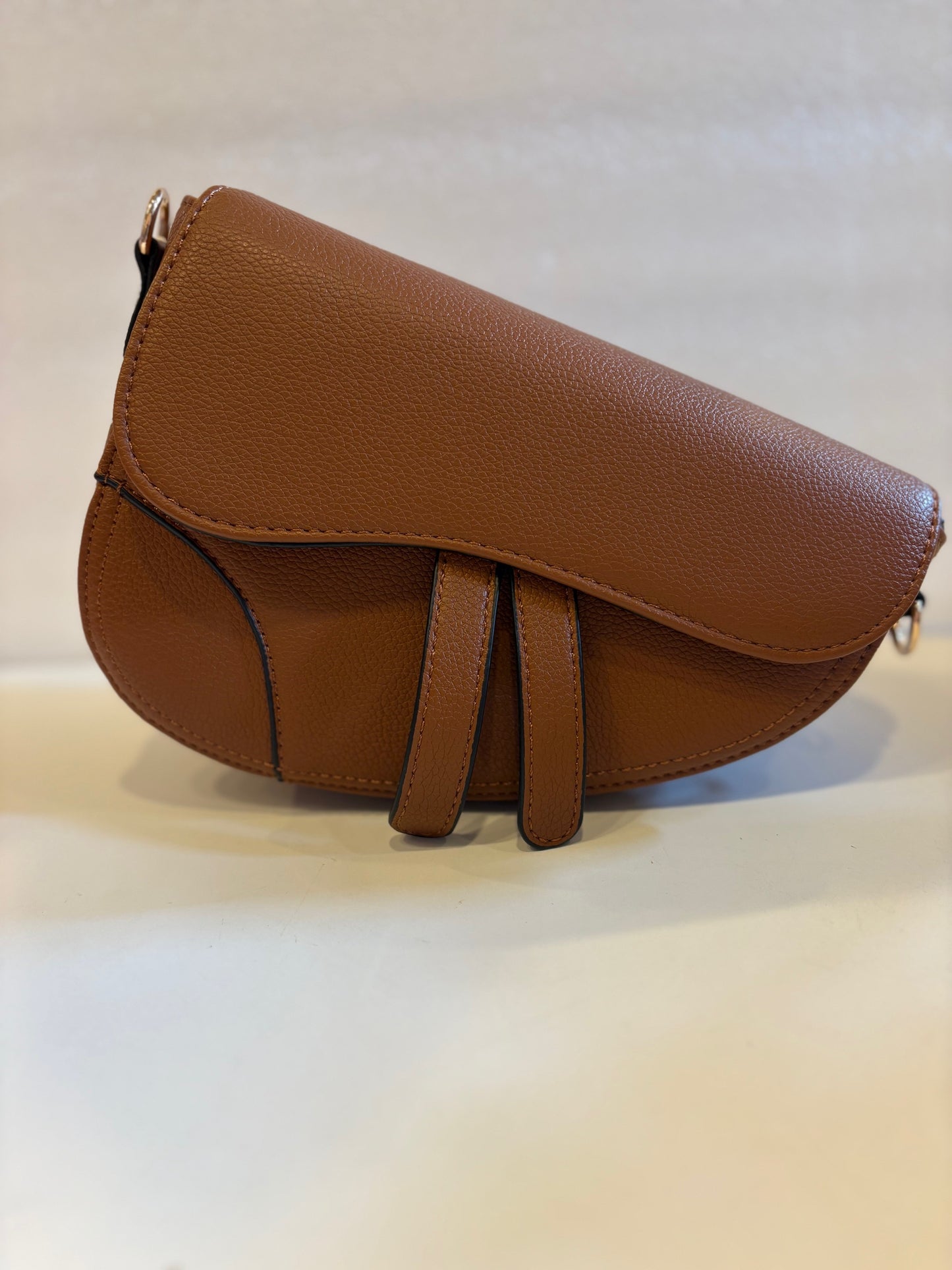 Marisol Asymmetrical Saddle Bag Purse
