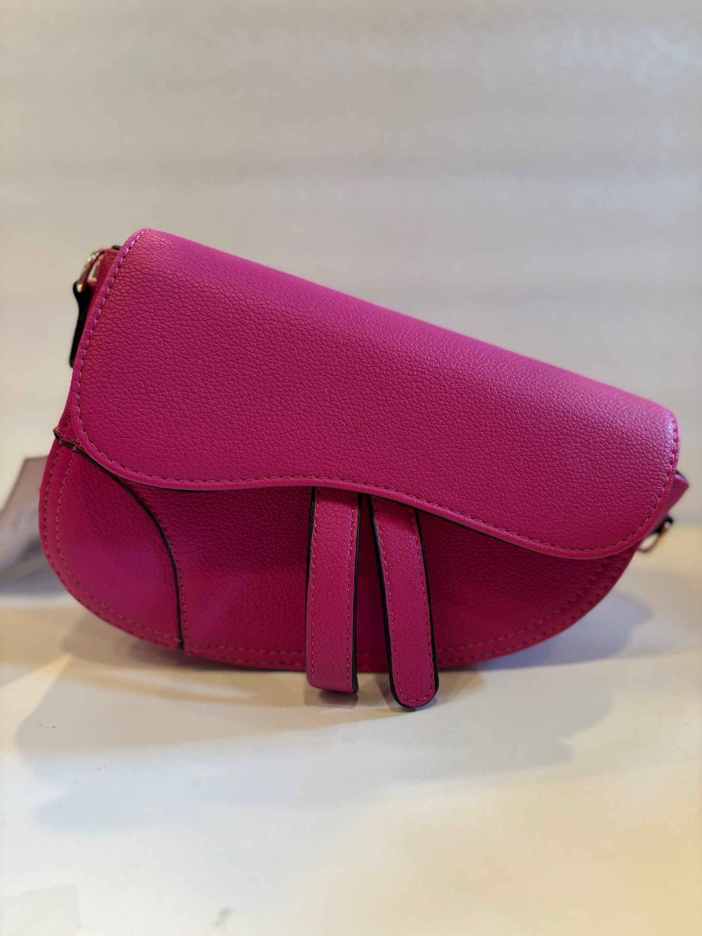 Marisol Asymmetrical Saddle Bag Purse