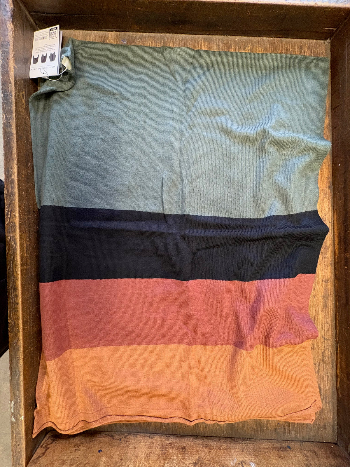 Color Block Bordeaux Cardi Wrap