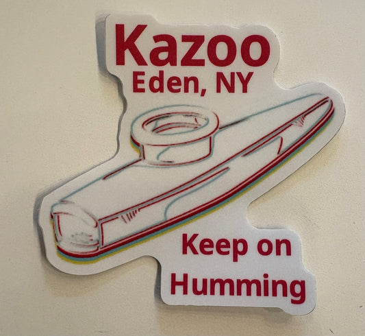 STICKER KAZOO EDEN NY, KEEP ON HUMMING