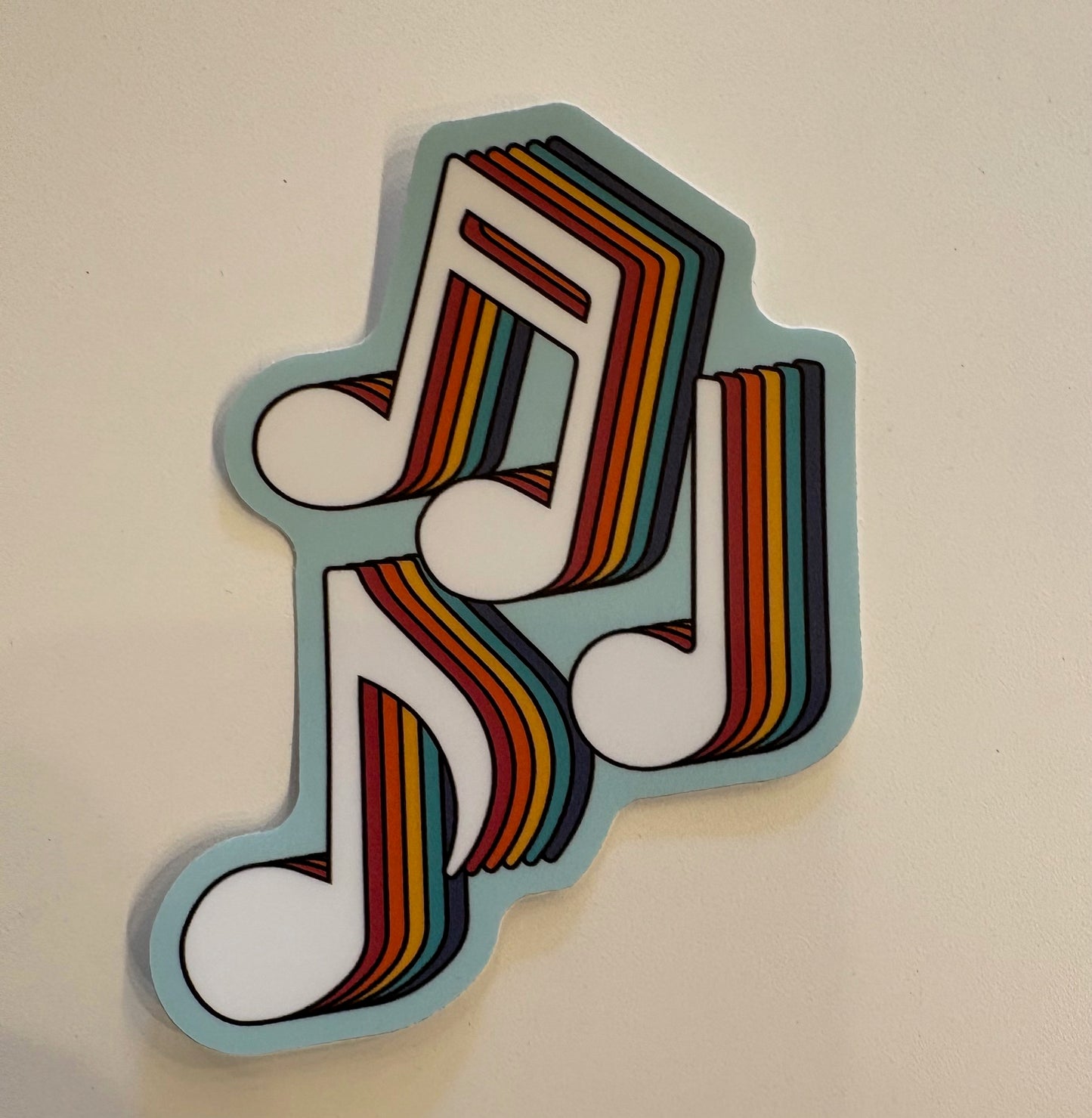 STICKER MUSIC NOTES