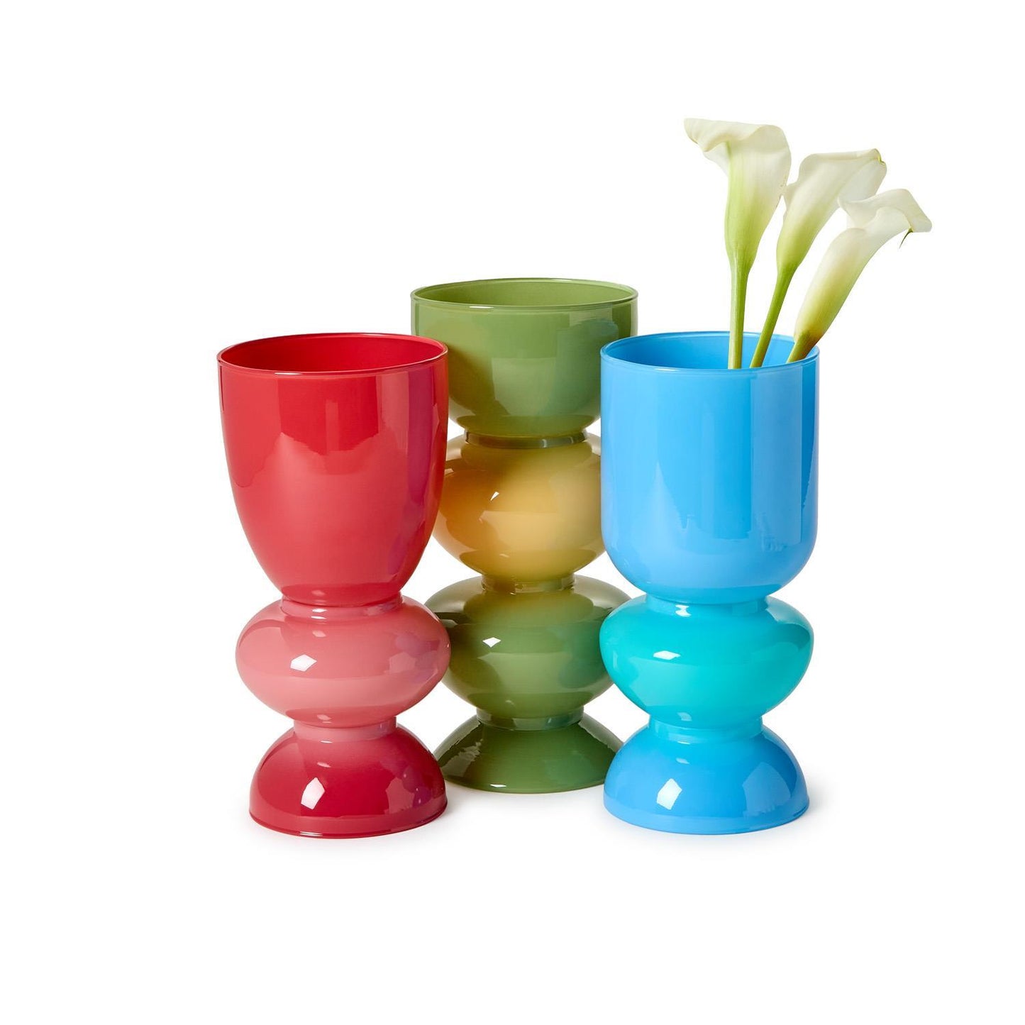 Mixed Color Vases