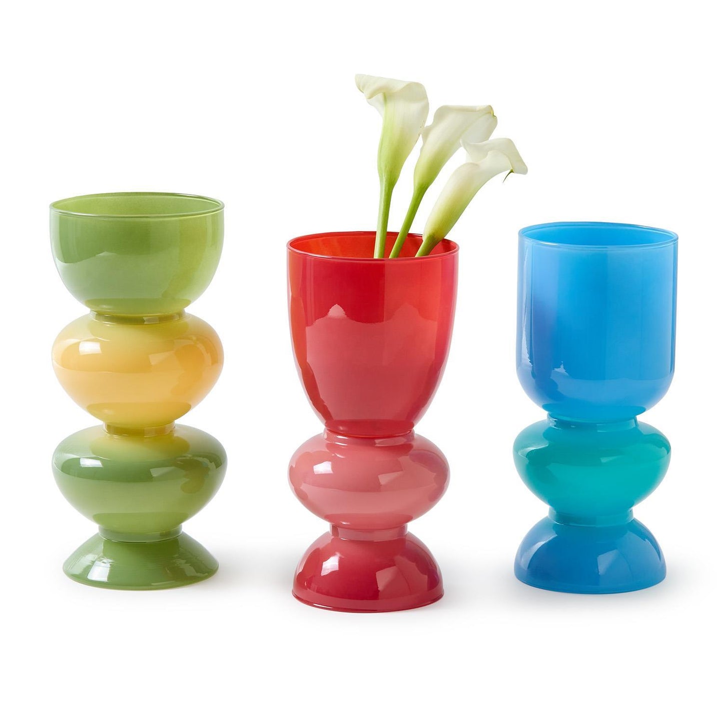 Mixed Color Vases