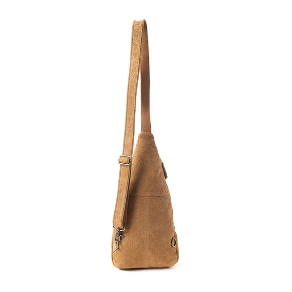 Marigold Sling Bag in Brown Leather