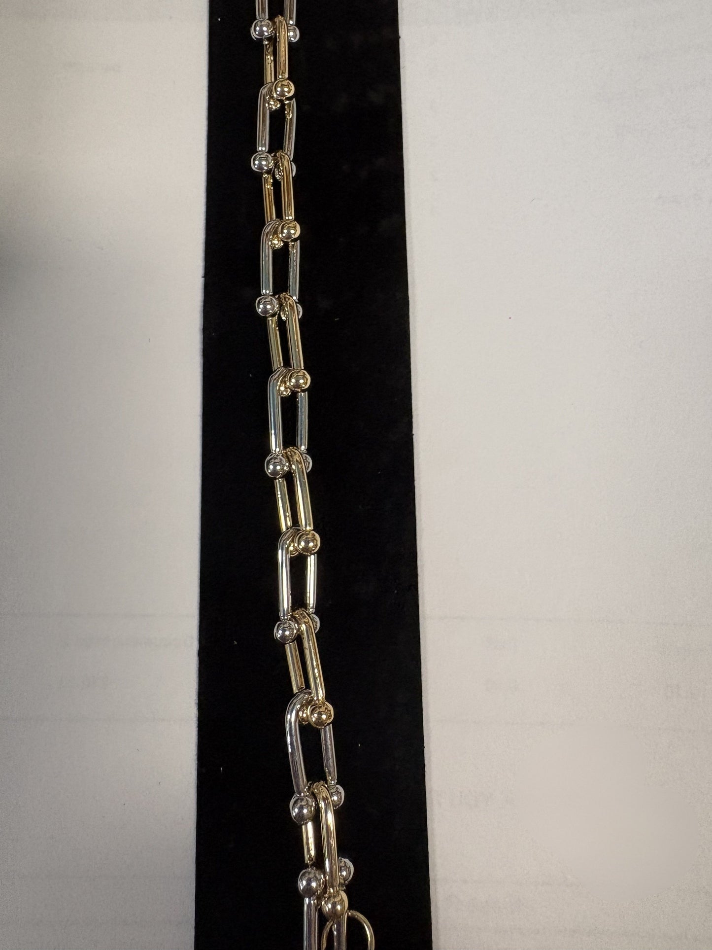 Gold Chain Link Bracelet