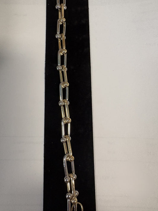 Gold Chain Link Bracelet