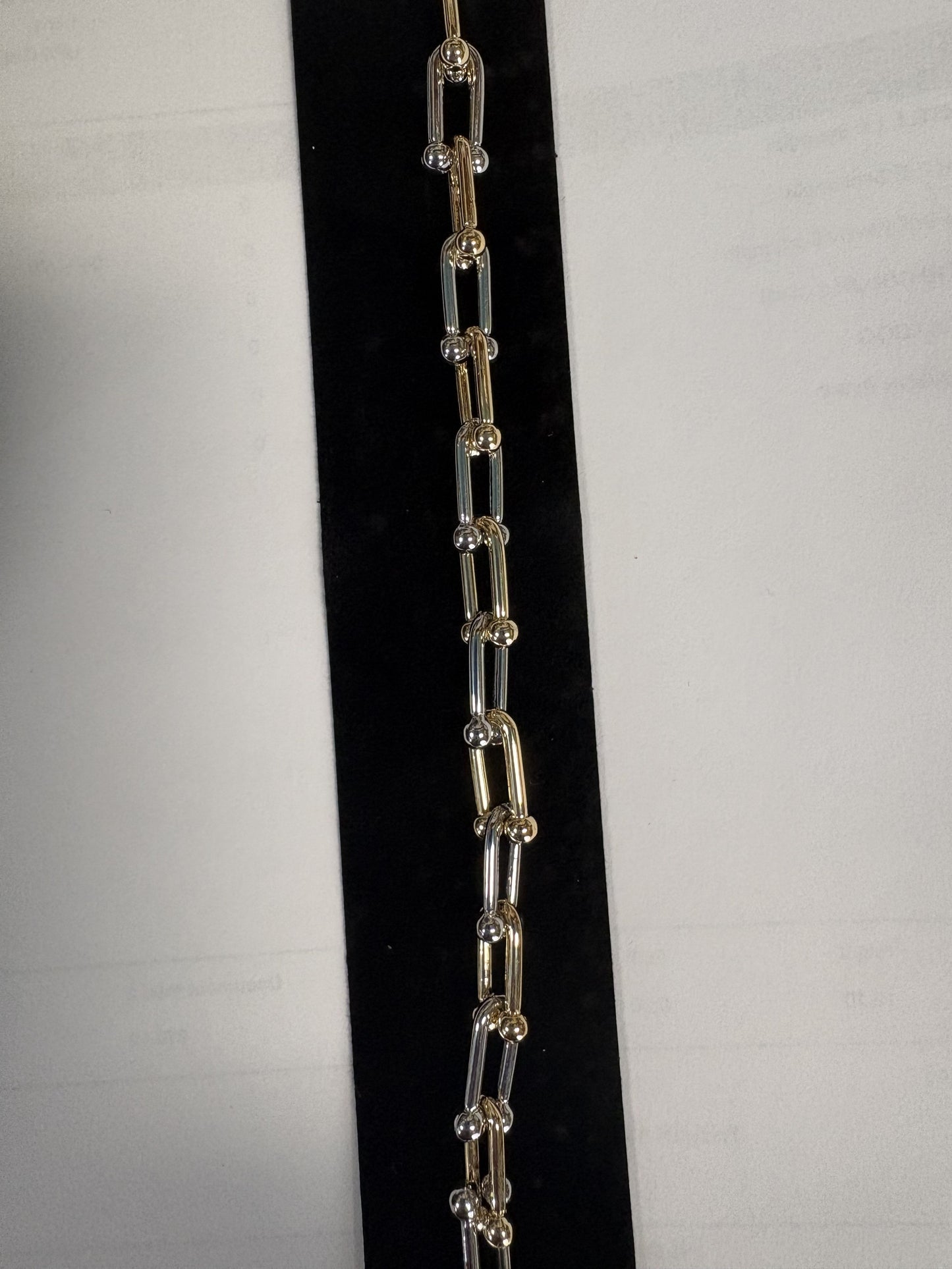 Gold Chain Link Bracelet