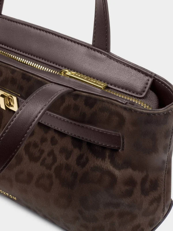 Orin Top Handle Suedette Crossbody Bag