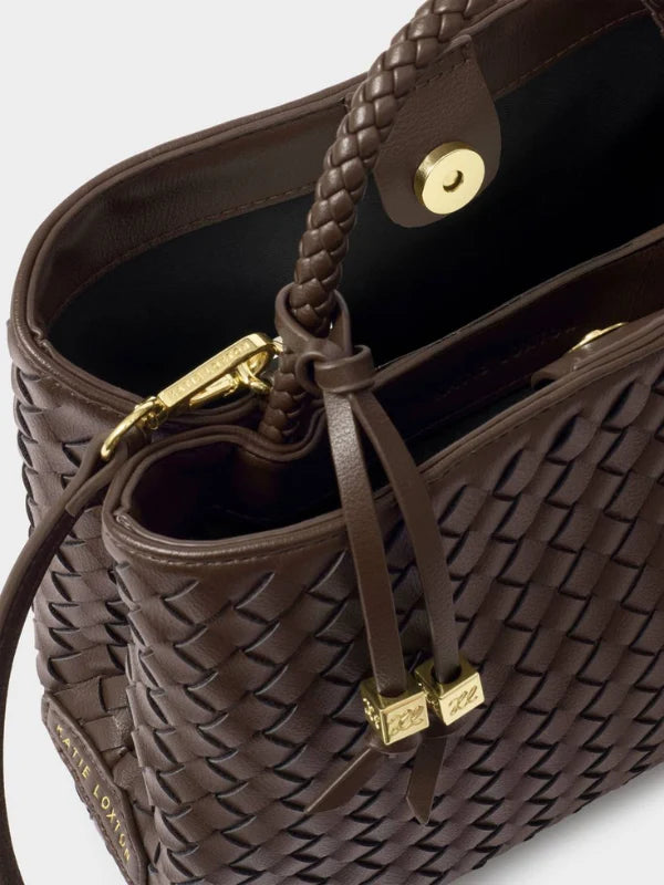 Nova Hand Woven Top Handle Bag