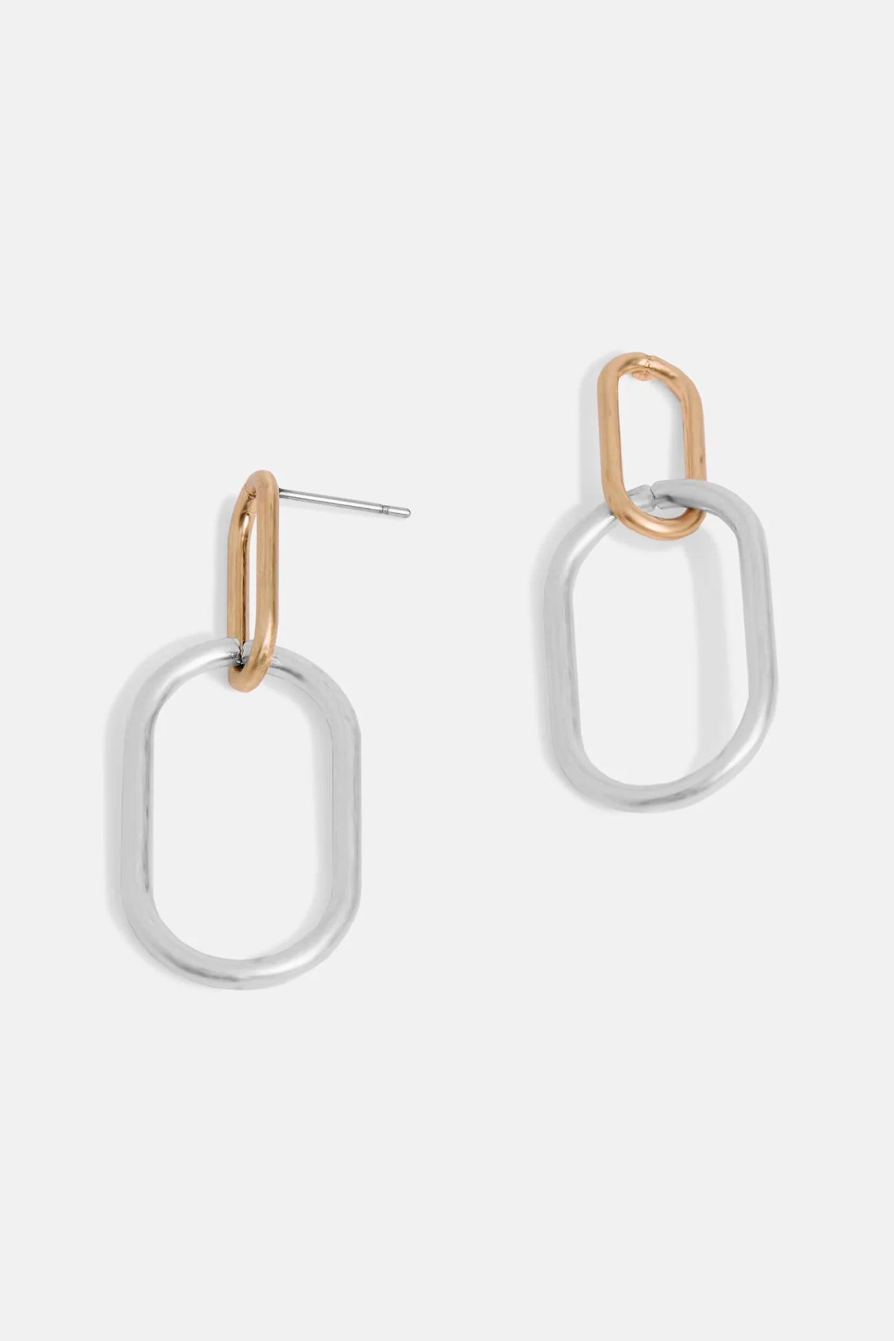 Mixed Metal Dangle Earring