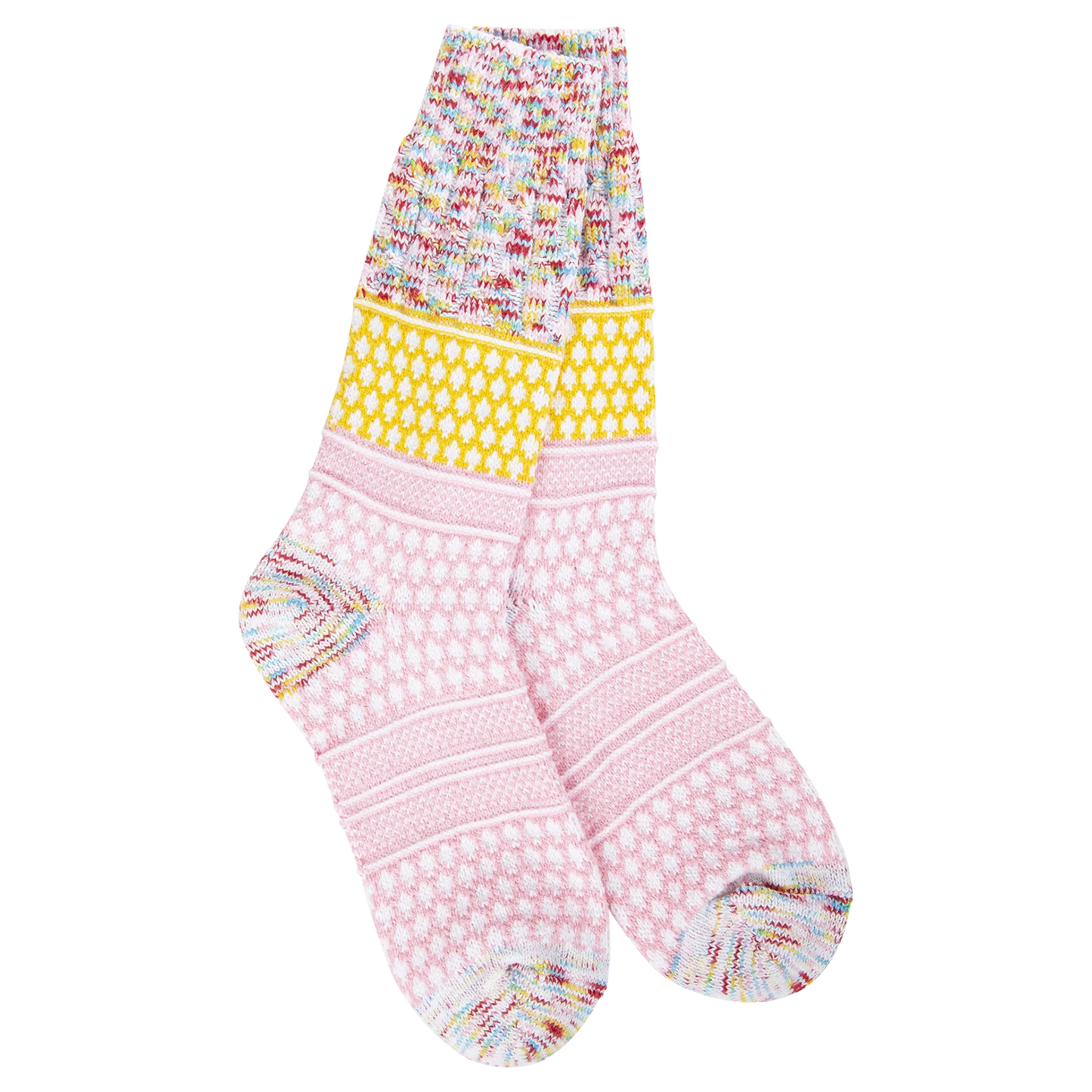 Whimsical Gallery Textured Crew Socks