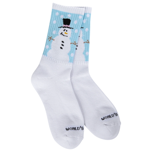 Holiday Sport Mini Crew Snowman Socks