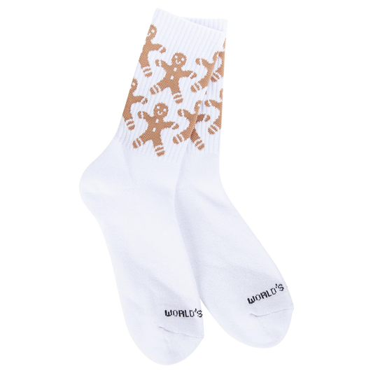 Holiday Sport Mini Crew Gingerbread socks