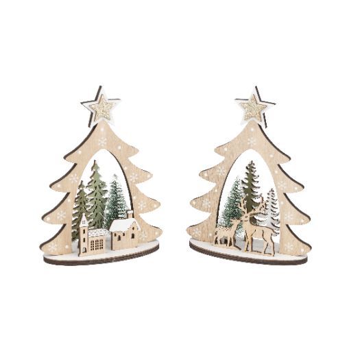 Natural Wood Tree Scenes