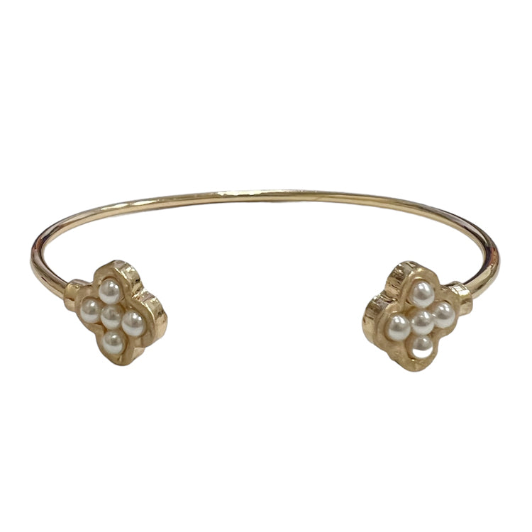 Clover Bangle Cuff Bracelet