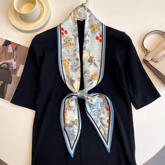 Skinny Scarf - Blue