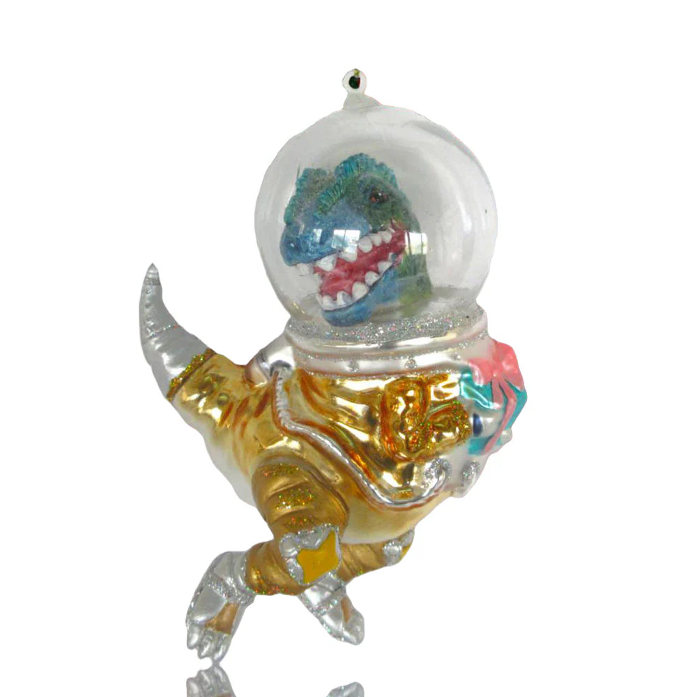 Dinosaur in Space Suit Ornament
