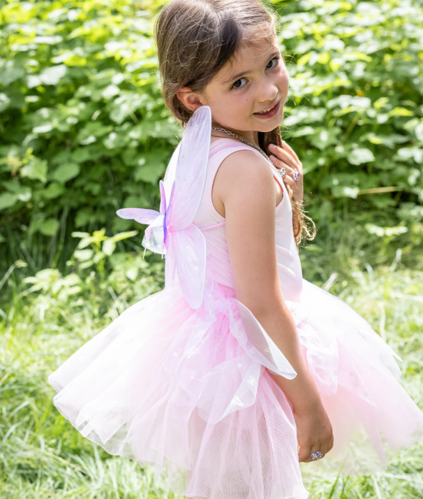 Flutter Butterfly Skirt & Wings - Pink size 4-6