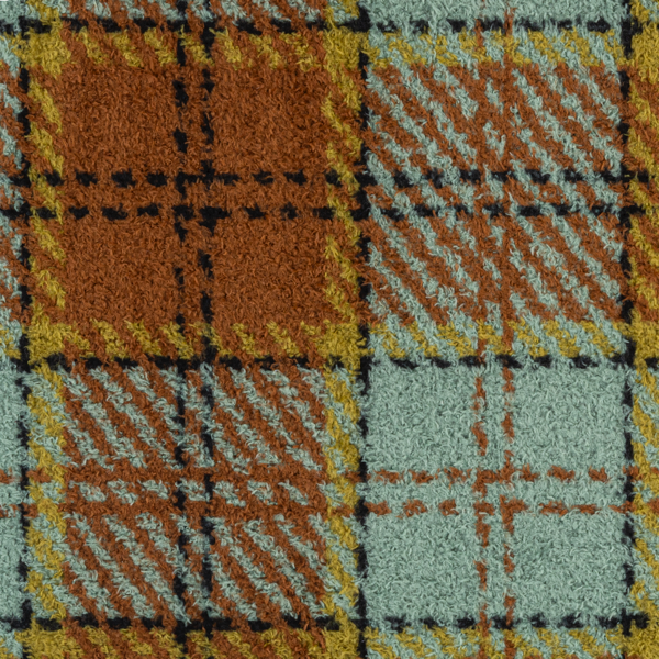 Plaid Wood Scarf