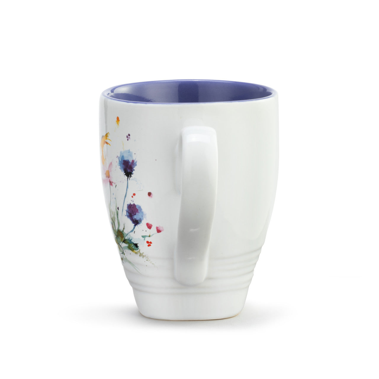 Dean Crouser Stoneware Watercolor Wildflowers Mug 16oz