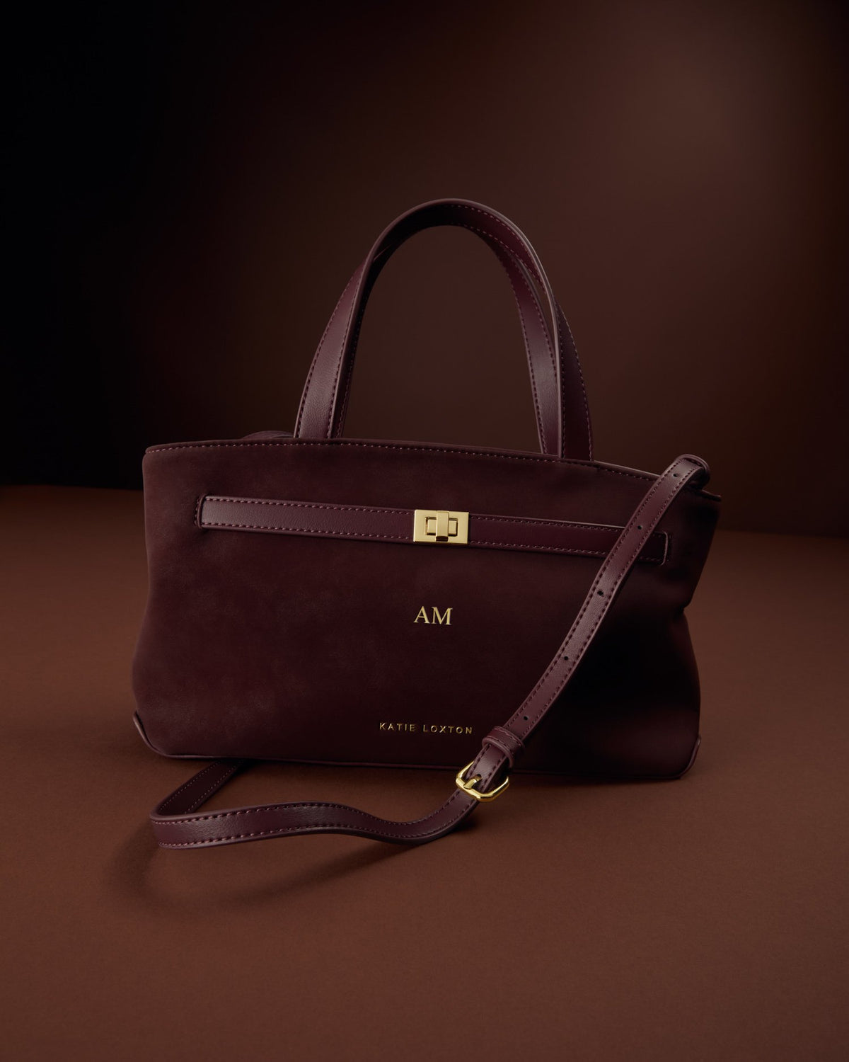 Orin Top Handle Suedette Crossbody Bag