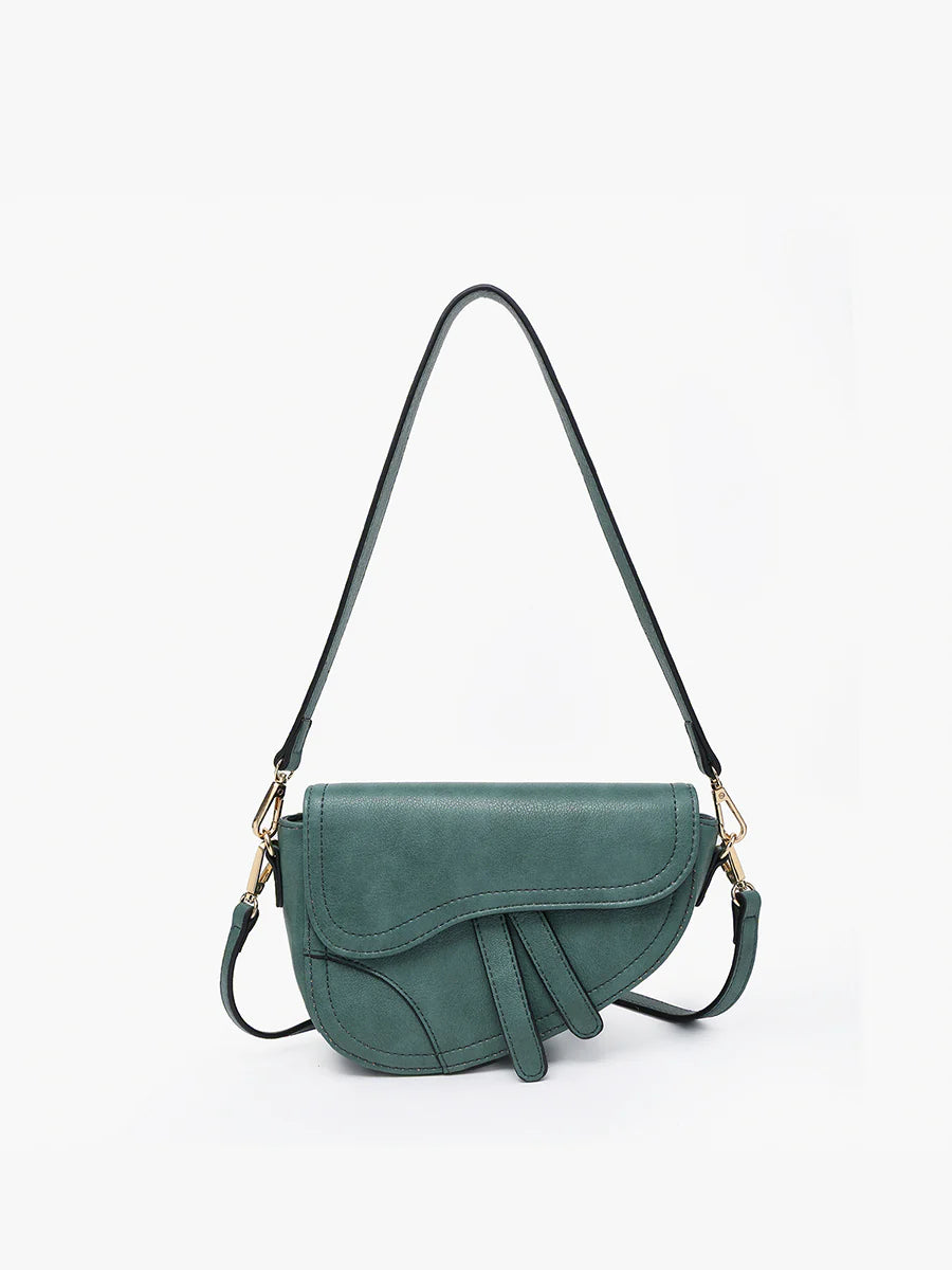 Marisol Asymmetrical Saddle Bag Purse