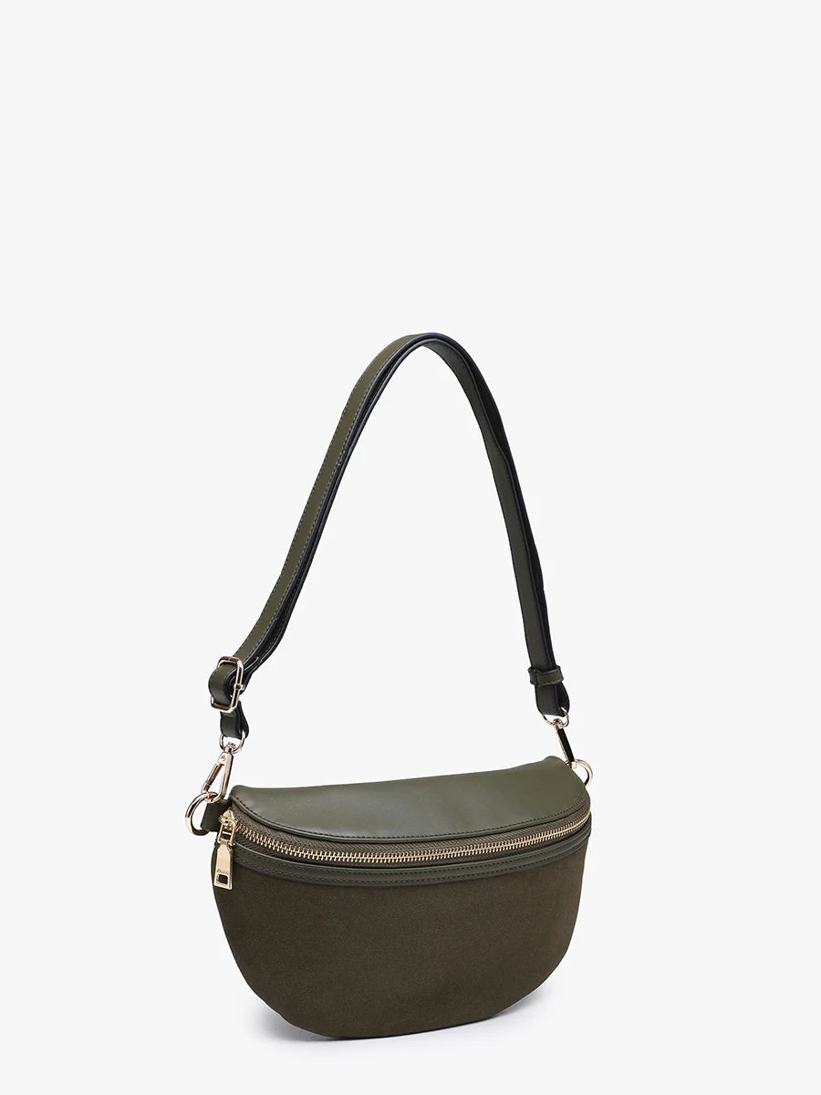 Regina Vegan Suede Sling Bag
