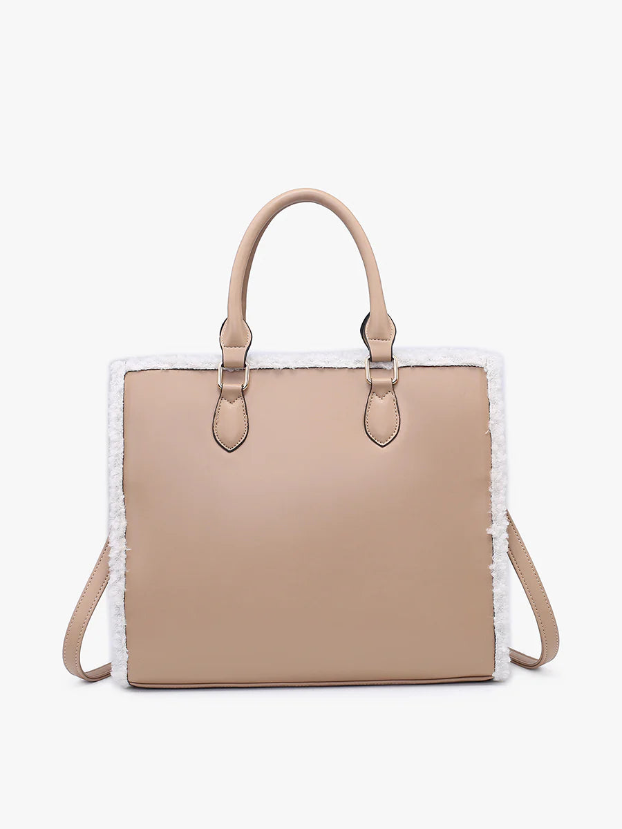 Bevin Sherpa Trim Tote