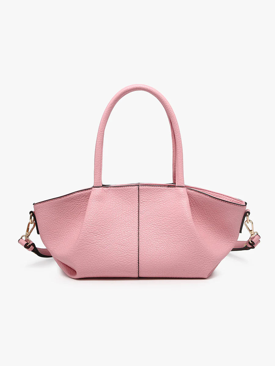 Vegan Pleated Satchel