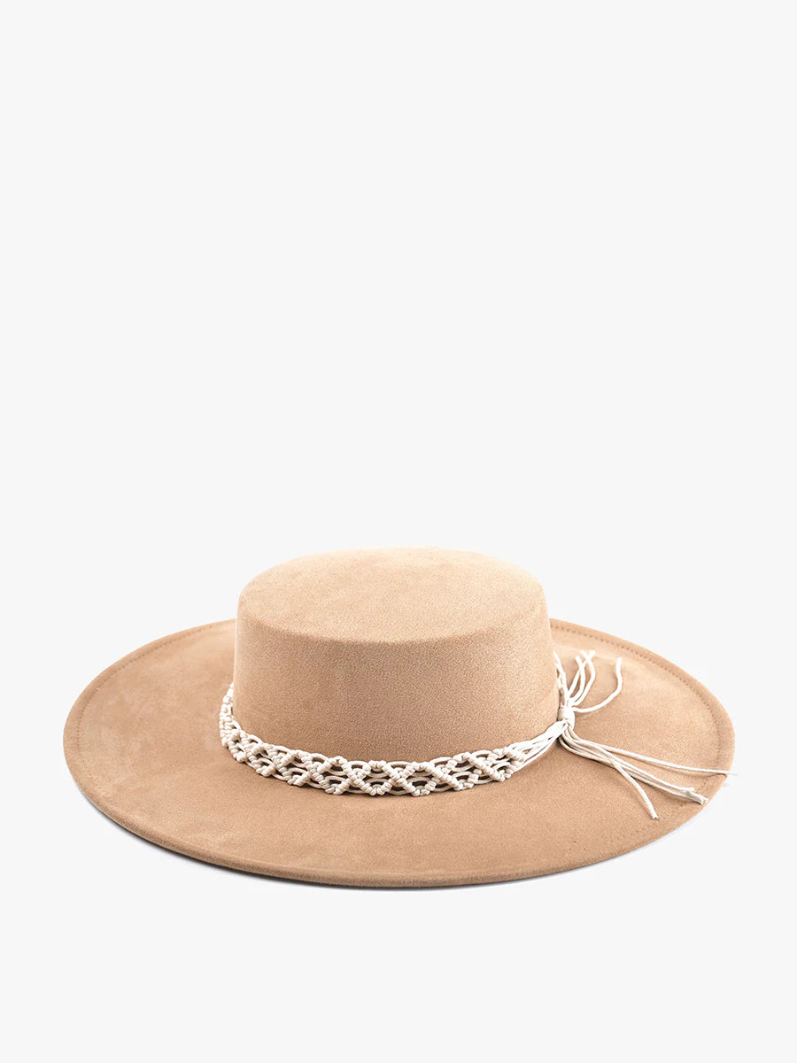Jazzlyn Macrame Band Hat