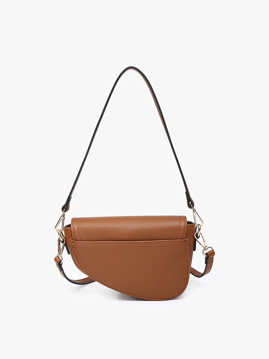 Marisol Asymmetrical Saddle Bag Purse