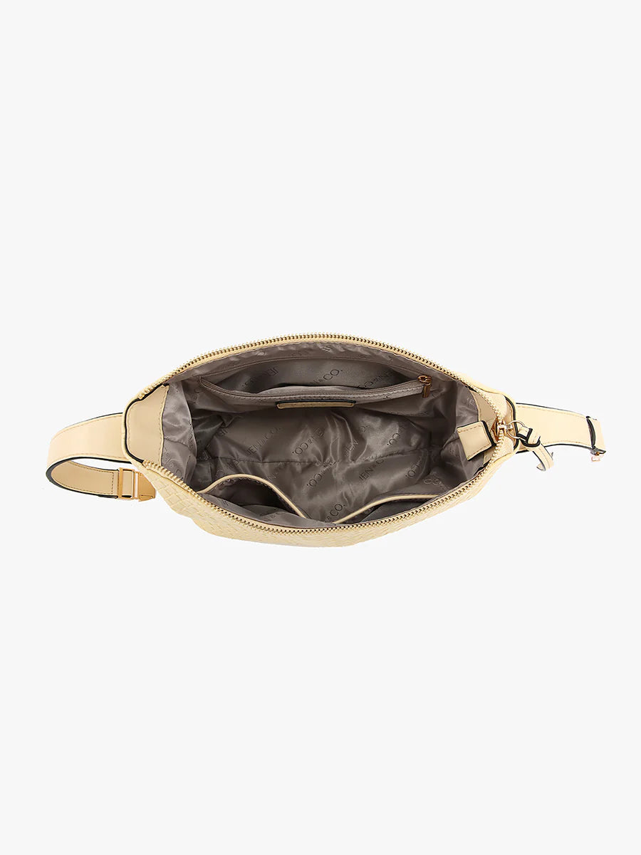 Kinsley Vegan Faux Woven Satchel