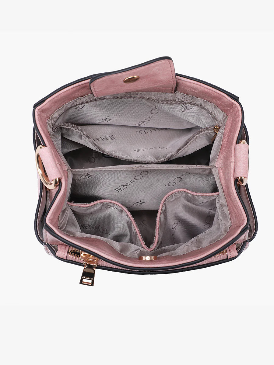 Jeanne Square Bucket Bag - Off White