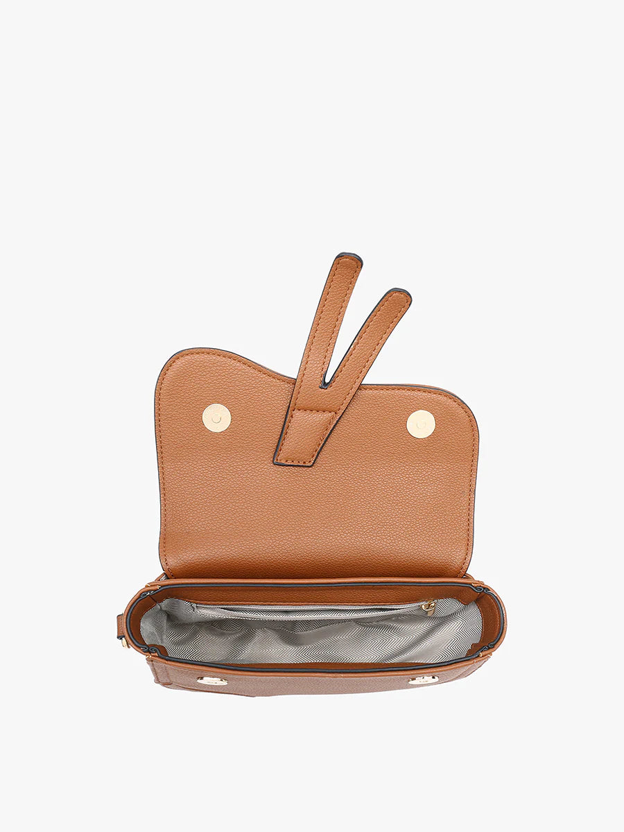 Marisol Asymmetrical Saddle Bag Purse