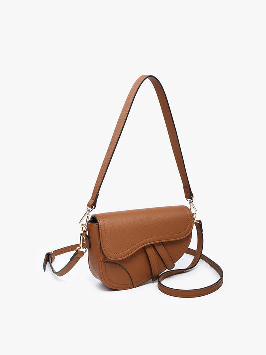Marisol Asymmetrical Saddle Bag Purse