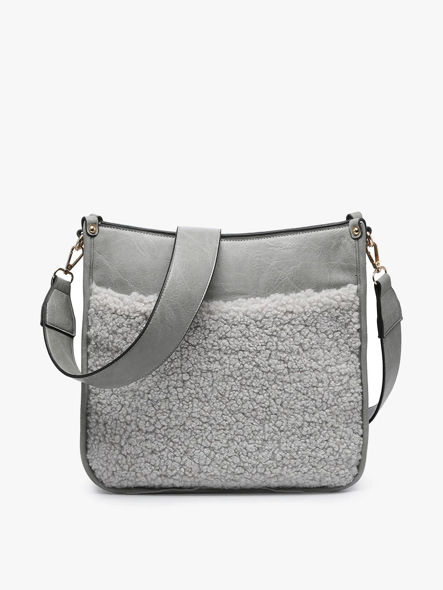 Chloe Vegan Teddy Crossbody - Assorted Colors