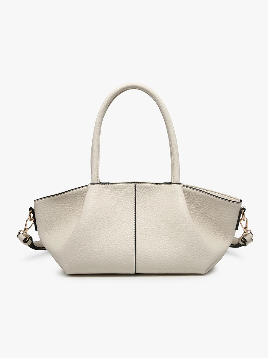 Vegan Pleated Satchel