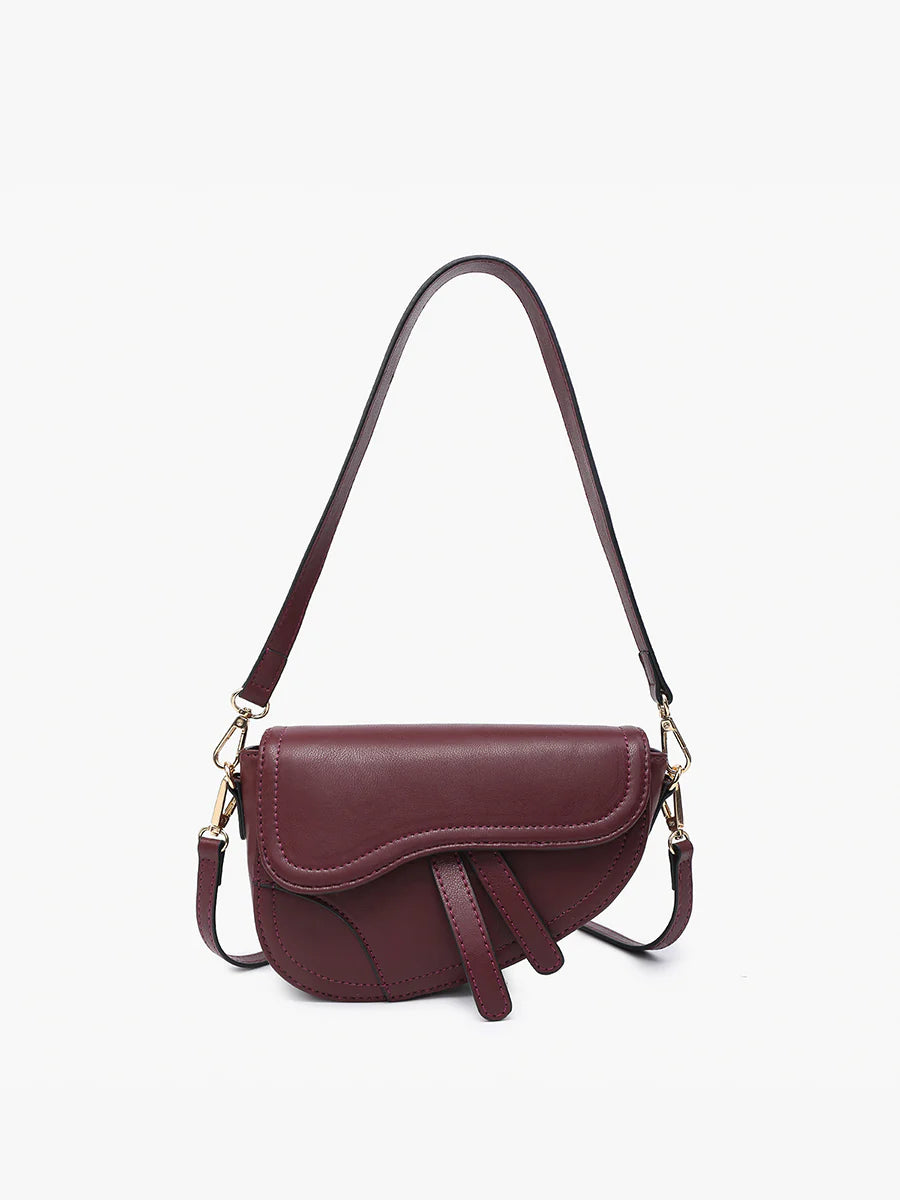 Marisol Asymmetrical Saddle Bag Purse