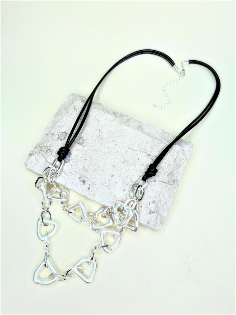 Black/Silver Necklace
