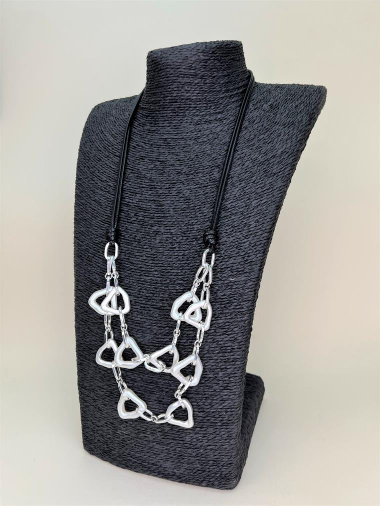 Black/Silver Necklace